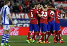 Atlético goleó a Real Sociedad