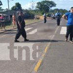 Hombre es atropellado salvajemente en Paiwas nicaragua, paiwas, accidente,