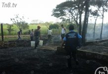Carazo: Incendio casi devora fábrica de caña