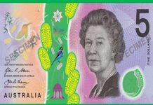 Australia presentó su nuevo billete de 5 dólares y los australianos lo odian