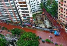 Ríos de sangre inundan las calles de Bangladés (imágenes)