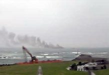 Arde un buque con casi 60 pasajeros cerca de Nueva Zelanda