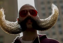 Fotos: el insólito festival de barbas y bigotes en Nueva York