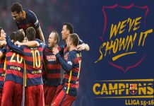 Barcelona conquista la liga española