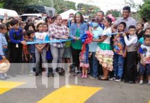 13 cuadras fueron asfaltadas en el barrio Grenada nicaragua, managua, grenada, calles,