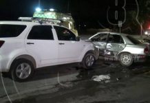 Managua: Chocan vehículo que llevaba bebé adentro