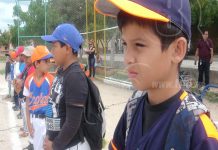Arranca liga de beisbol Infantil, La Niñez, la alegría de vivir en paz
