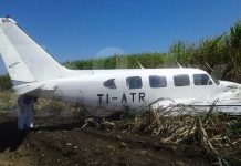 Cae avioneta narco en Chinandega