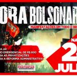 Fuera Bolsonaro anuncia fecha para nuevas protestas en calles de Brasil brasil, bolsonaro, protestas,