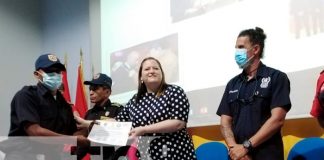 Nicaragua, bomberos, clausura, curso,