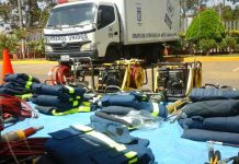 Bomberos donan a Sinapred equipos hidráulicos