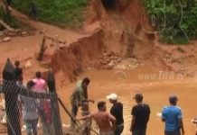 Avalancha de valluna sepulta a mineros artesanales en Bonanza