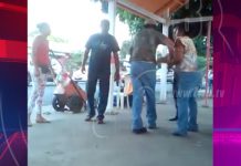 Managua: Borrachos mala paga se agarran a tapazos