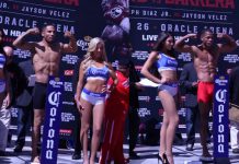 Listo Ward para su debut en las 175 libras