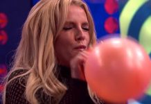 Britney Spears inhala helio e imita a Taylor Swift