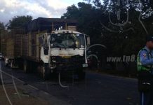 3 lesionados por choque en carretera Nandaime – Granada