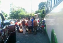 Busero atropella a motociclista en Monseñor Lezcano