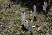 17 personas fueron quemadas en el basurero de Cocula en México