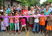 Chinandega: Inauguran calles para el pueblo en el Bo. David Andino