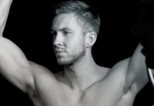 Calvin Harris enseña su paquete en las redes sociales