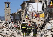 Cierran caminos dañados por sismo en Italia