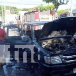 nicaragua, managua, fuego, camioneta, linda vista,