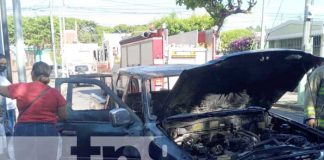 nicaragua, managua, fuego, camioneta, linda vista,