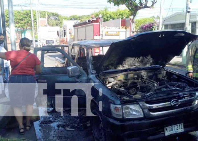 nicaragua, managua, fuego, camioneta, linda vista,