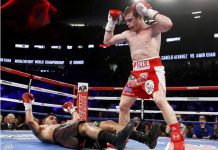 ¡Canelo noqueó a Khan en el 6to round!