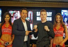 Canelo y Khan calientan motores