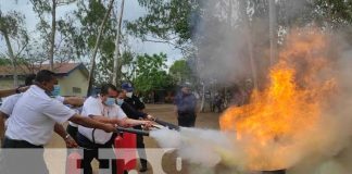 nicaragua, extintores, incendios, migracion, capacitacion,