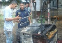 Managua: Dos afectados tras incendiarse caponera