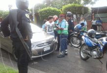 Managua: Retienen carro supuestamente vinculado a robos