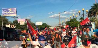 Nicaragua, Chinandega, caravana, Héroes y Mártires del 2 y 3 de junio,