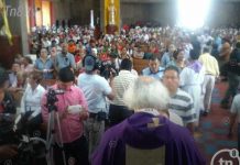 Oficia Cardenal Brenes misa por inicio de Cuaresma