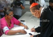 Cardenal Miguel Obando se verifica