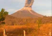 Volcán Momotombo registra primer explosión de marzo