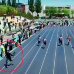 china, carrera, video, camarografo, insolito,