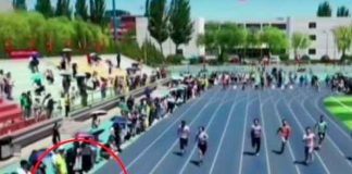 china, carrera, video, camarografo, insolito,