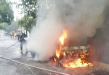 El Salvador: Muere tras caer cable de alta tensión en su vehículo