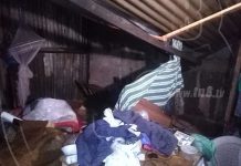Lluvia destruye el techo de una vivienda en el Hugo Chávez