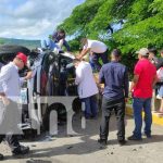Camión impacta contra una camioneta en Chontales nicaragua, chontales, choque,