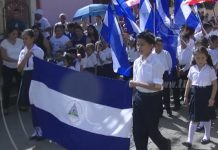 Arrancaron los desfiles patrios en el municipio de Diriomo