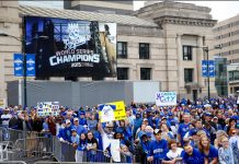Kansas City festeja el campeonato de los Reales