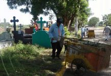 Managua: Limpian cementerio Milagro de Dios
