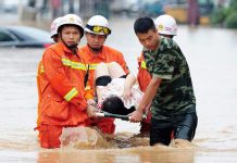 China: 230.000 persona evacuadas por amenaza del supertifón Nepartak