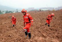China: Deslizamiento de tierra deja 20 desaparecidos
