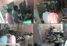 Mira cómo dos motorizados roban en cibercafé de Chinandega