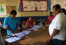 Chinandeganos visitan centros de verificación
