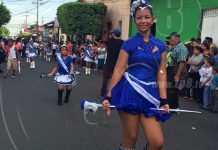 Chinandega celebra desfile patrio